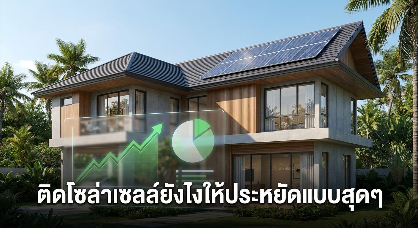 ติดโซล่าเซลล์ยังไงให้ประหยัดแบบสุดๆ เคล็ดลับลดค่าไฟที่คนพิจิตรต้องรู้ โดย เอนีเทค