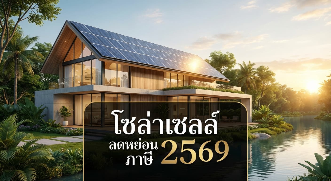 ติดโซล่าเซลล์ ลดหย่อนภาษี 2569 คุ้มค่า 2 ต่อกับ เอนีเทค โซล่าเซลล์พิจิตร